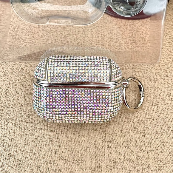 NWT Pink Iridescent Rhinestone AirPods Pro Case - Picture 5 of 10
